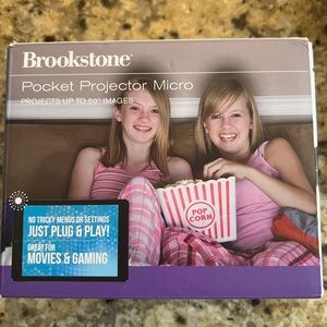Brookstone Pocket Projector